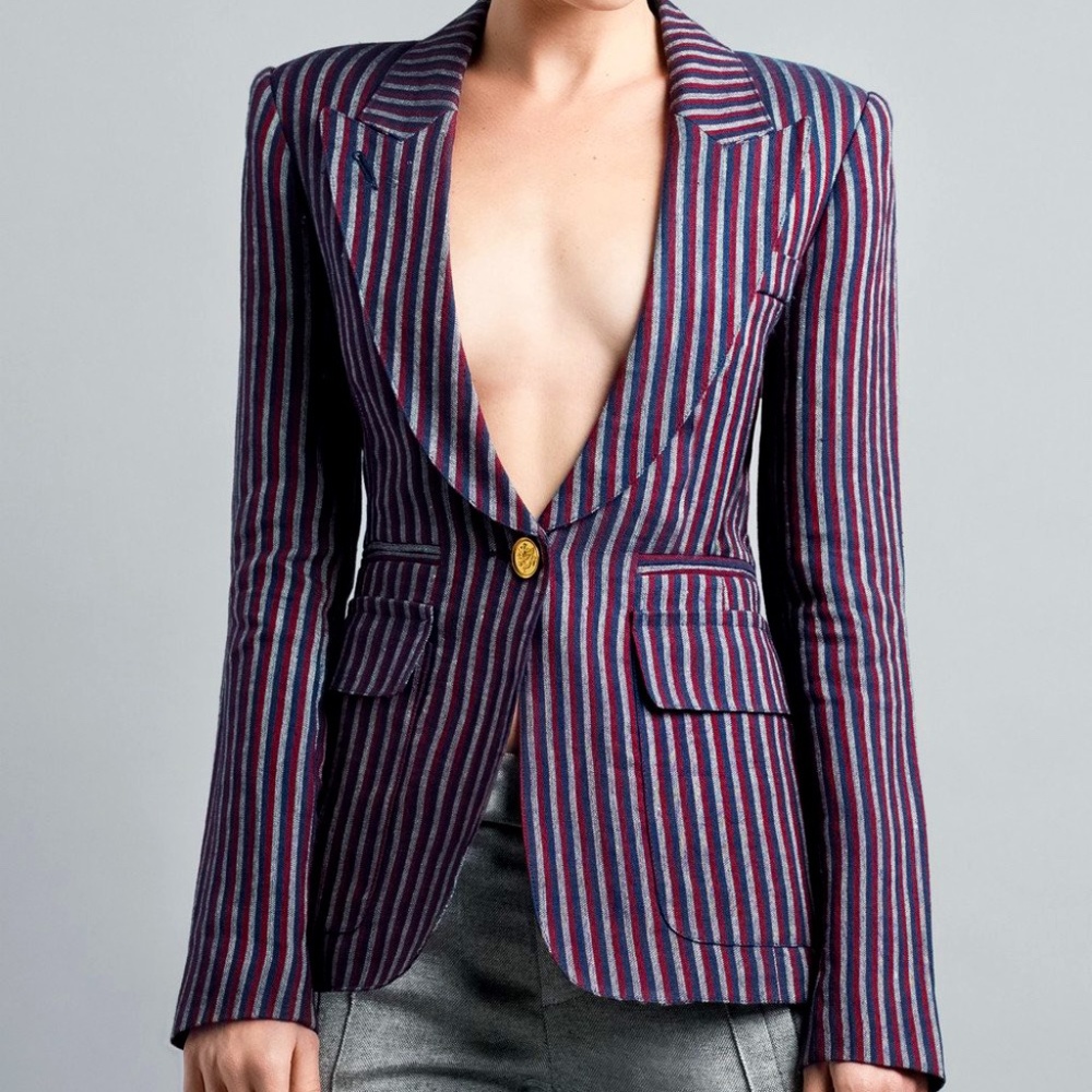 Smythe Peaked Lapel Blazer